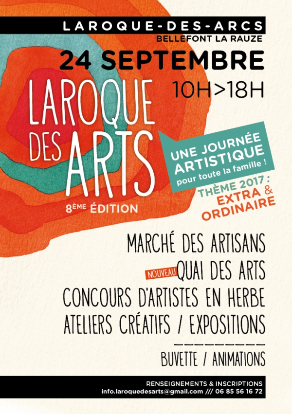 Rendez-vous au Quai des Arts - Laroque-des-Arcs - dimanche 24 septembre 2017